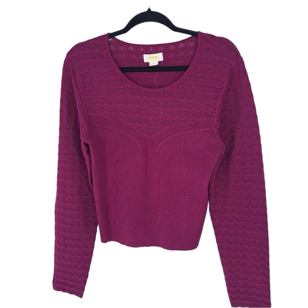 Maeve Anthropologie Ribbed Knit Sweater XL NWT